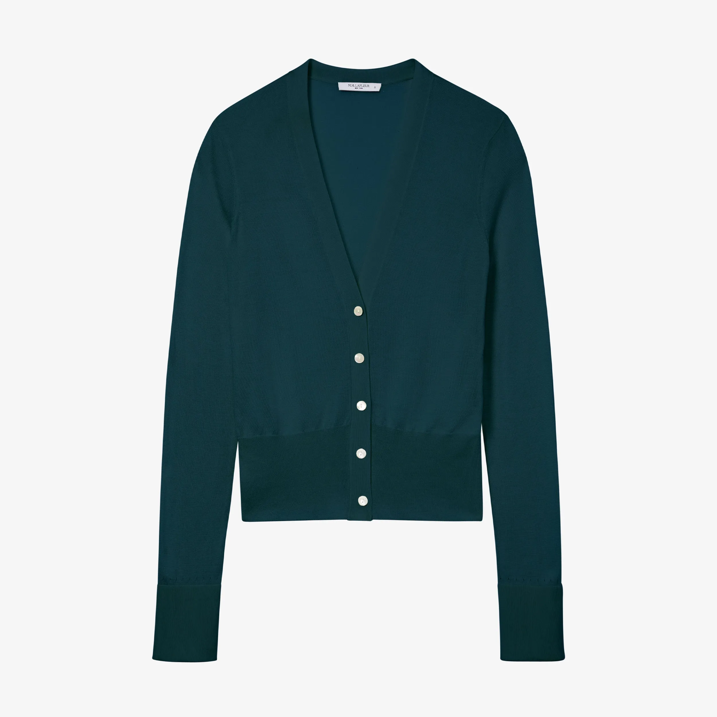 Rory Cardigan - Silk Jersey :: Deep Sea