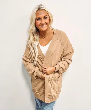 Sandstone Comfort Cardigan