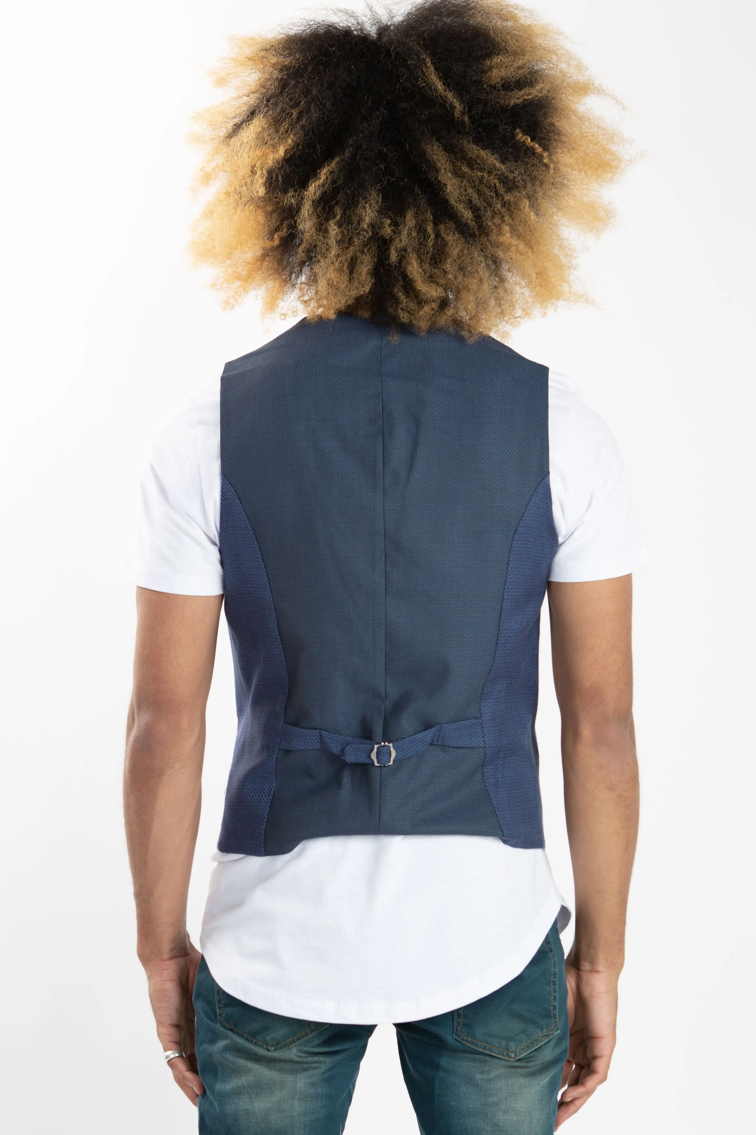 Score Waistcoat - Blue