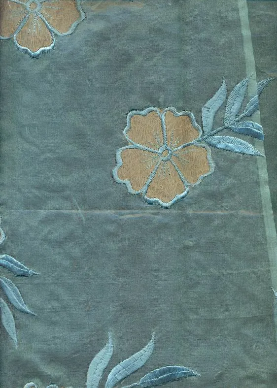 silk organza embroidered 44