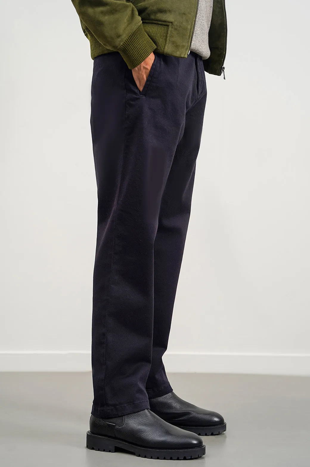 STRAIGHT TWILL PANTS