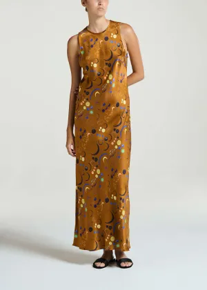 Valencia Dress Celestial Copper Silk Twill