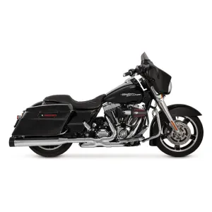 Vance & Hines Raider Oversize 450 Exhaust Chrome & Black Tips 95-15 Touring